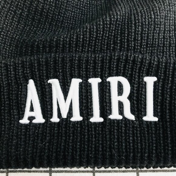 NWT AMIRI MA BEANIE Black - Picture 3 of 8